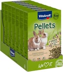 Vitakraft Pellets - Nourriture pour Lapins Nains à la luzerne - Favorise la digestion (7 x 800g)