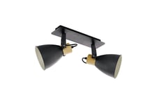 Spotlight Eglo Coswarth med 2 Lampor - Antracit/Brun/Vit Hall lampa Vit,Brun,Antracit