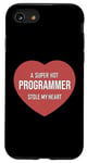Coque pour iPhone SE (2020) / 7 / 8 Funny a Super Hot Programmer Stole My Heart