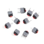 10 st Kailh Mute-knapp 6*6*7.3 Silent Switch trådlös mus Bu Gray one size Gray one size