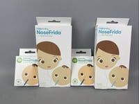 2x Frida Baby NoseFrida The SnotSucker with 20 Extra Hygiene Filters m75