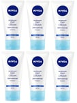 6 x NIVEA  Refreshing Light Moisturising Day Cream (Daily Essentials) 50ml