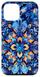 Coque pour iPhone 12 mini Bleu Pop Art Ethnique IT Dead Lights Pattern --ar 9:16