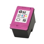 2x HP 62 Colour Boxed Original Ink Cartridges For ENVY 5544 Inkjet Printer