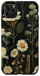 iPhone 11 Pro Max Wildflowers Pattern Green Floral Nature Garden Graphic Case