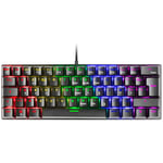 Clavier Gamer Mécanique (blue Switch) Mars Gaming Mk60 Rgb (noir)