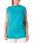 s.Oliver BLACK LABEL Women's Short-Sleeved Blouse Shirt, Blue Green, 16