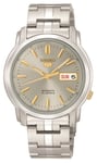 Seiko SNKK67K1 5 Sports (37mm) Grey Dial / Stainless Steel Watch