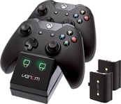 Venom Xbox One Twin Charging Cradle Battery Packs Wireless Controllers Charger