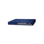 PLANET Technology Corp.po Switch Niveau 2 - 20 ports Gigabit dont 16 PoE+ & 4 SFP 100FX/1G