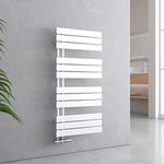 EMKE SFTR1050X1W-ADR Radiateur Plat pour Salle de Bain, Blanc, 1041x500mm