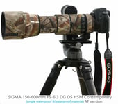 manteau de Camouflage d'objectif,housse de pluie pour SIGMA 150-600mm,DG OS HSM contemporain (Version AF),manchon de protection d'objectif - Type Jungle waterproof A