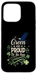 Coque pour iPhone 15 Pro Max Trèfle vert et fier d'être libre – Célébrez la liberté