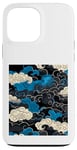 Coque pour iPhone 13 Pro Max Motif bleu au-dessus des nuages