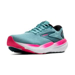 Brooks Femme Glycerin 21 Sneaker, Moroccan Blue/Aqua/Pink, 37.5 EU