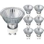 GU10 Halogen Spotlight-lampor 35W 220-240V 2700K Varmvit Dimbar Pack med 6 [Energiklass G]