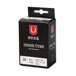 ONZA Tires ONZA 26x1.90-2.30 SA2 | Made in Europe 0.6 mm, Valve FV47mm, 50|57-559, 140g Chambre à air Adulte Unisexe, Noir, 26x2,10-2,30