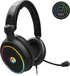 STEALTH C6-100 LED over Ear Gaming Headset PS4/PS5, XBOX, Nintendo Switch, PC wi