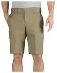 Dickies Slim Fit 11 Inch Flex Work Short, Desert Sand, 38