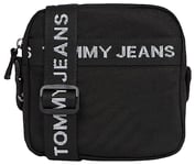 Tommy Jeans Homme Sac à Bandoulière Essential Reporter Moyen, Multicolore (Black), Taille Unique