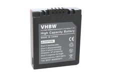 vhbw Li-Ion batterie 550mAh (7.2V) pour appareil photo digital Digi-Cam Panasonic Lumix DMC-FZ1, FZ1B, DMC-FZ2, DMC-FZ3, DMC-FZ4.