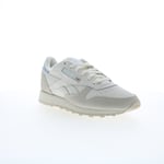 Reebok Classic Leather Womens Beige Leather Lifestyle Trainers Shoes