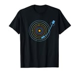 Planetary Sound System Solar System Planet Record Player 80s T-Shirt