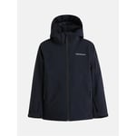 Peak Performance Jr Maroon Jacket Black