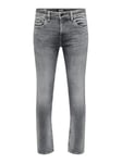 ONLY & SONS Men's Onsloom Slim Jax Mg 0419 Dcc DNM Noos fit Jeans, Medium Grey Denim, 31 W/32 L