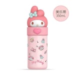 350ml koreansk stil Sanrio termosmugg Kawaii My Melody Kuromi Cartoon Sports Vattenflaska Kaffekopp Barn Vattenflaska Present Min melodi My melody My melody 3 1 4 ml