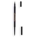 Makeup Revolution Felt & Kohl Eyeliner – Green