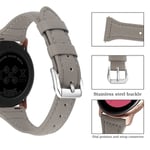 Amazfit GTS 2 Mini Smalt armband i äkta läder, grå