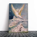 Big Box Art Canvas Print Wall Art William Blake Night Startled by The Lark | Mounted & Stretched Box Frame Picture | Home Decor for Kitchen, Living Room, Bedroom, Hallway, Multi-Colour, 30x20 Inch
