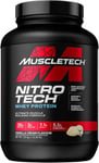 MuscleTech NitroTech Whey Protein Powder, Muscle 40 Servings (Pack of 1) 