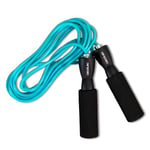 Cecotec Corde à sauter Small Fitness DrumFit Jump Rope, 295 cm de long, fabriquée en PVC, poignées ergonomiques antidérapantes, système Smooth Bearing