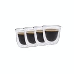 La Cafetière 75ml Double Walled Espresso Jack Glasses, Set of 4
