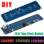 DIY IN14 Nixie Tube Clock Module Digital 24-Hour Display Vintage Retro Board Kit