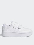 adidas Sportswear Kid's Hoops 3.0 Bold Velcro Trainers - White, White, Size 13 Younger