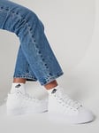 adidas Sportswear Bravada 2.0 Mid Platform Trainers - White, White, Size 7, Women