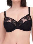 Chantelle Womens Champs Elysees Covering Bra - Black Nylon - Size 34E