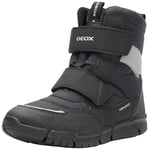 Geox J Flexyper Boy B ABX Ankle Boot, Schwarz, 7 UK