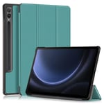 Samsung Galaxy Tab S9 FE Plus Tri-fold stativ Etui - Grønn