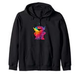 Disney Pixar Toy Story Tie-Dye Alien Portrait Zip Hoodie