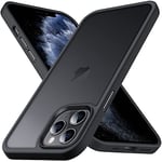 Anqrp Zero Seriesr Compatible avec iPhone 11 Pro Max Coque, Étui translucide Mat et Minimaliste, Coque pour iPhone 11 Pro Max avec Silicone Liquide 6.5 Pouces, Noir