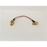 OEM Antenneovergang TS9/SMA-hun til Huawei E5372, 15cm RG174 kabel