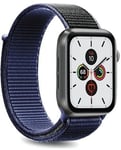 Puro Nylon Sport Band (Watch 49/46/45/44/42mm) - Svart/blå