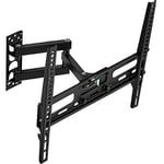 TecTake 402609 - Support TV Mural pour Ecran Plat 26" à 75" (66-191cm) VESA 50x50 à 400x400, Inclinable et orientable