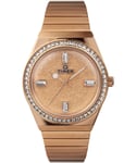 Timex Rose Gold Womens Analogue Watch Q Reissue TW2W10700