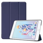 iPad mini 5 (2019) / mini 4 - Läder Tri-Fold skal / väska - Mörkblå