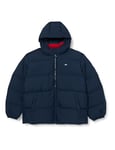 Tommy Jeans Men’s Essential Warm Down Jacket, Blue (Dark Night Navy), 3XL